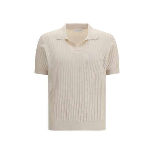 Polo Roberto Collina in cotone beige
