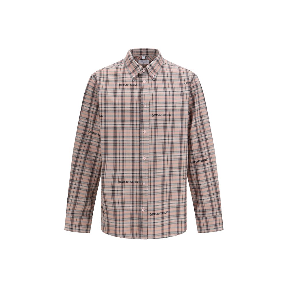 Chemise en coton multicolore à motif Off-White