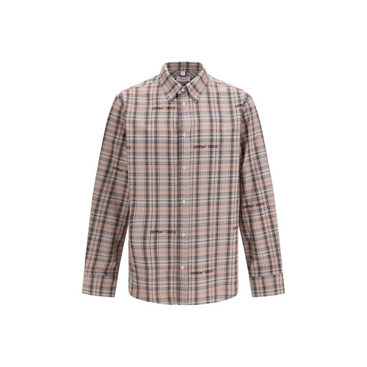 Camicia Off-White Fantasia in Cotone Multicolore