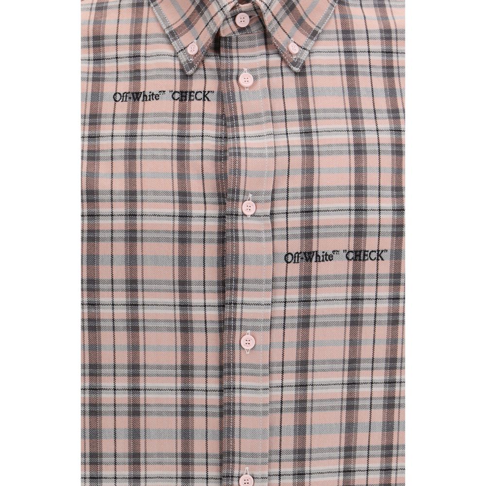Chemise en coton multicolore à motif Off-White