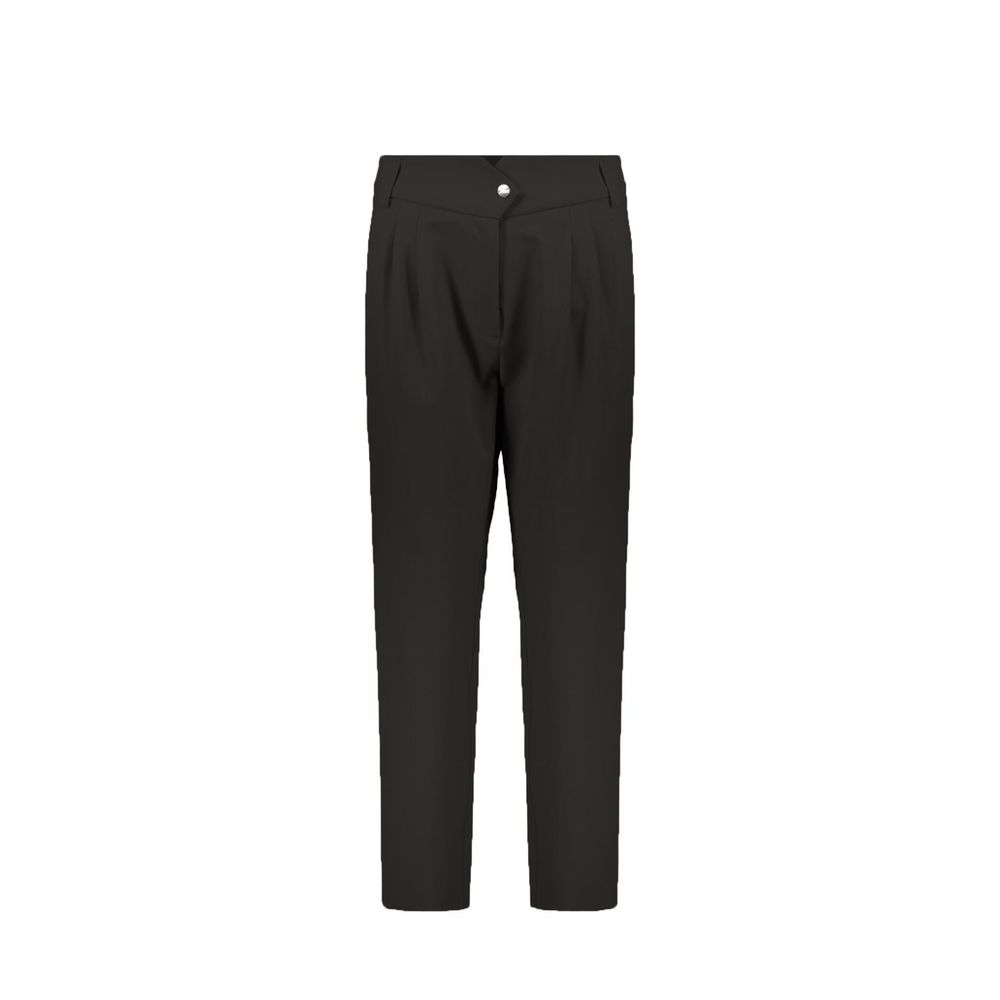 Herno Pantaloni Casual Neri in Elastan