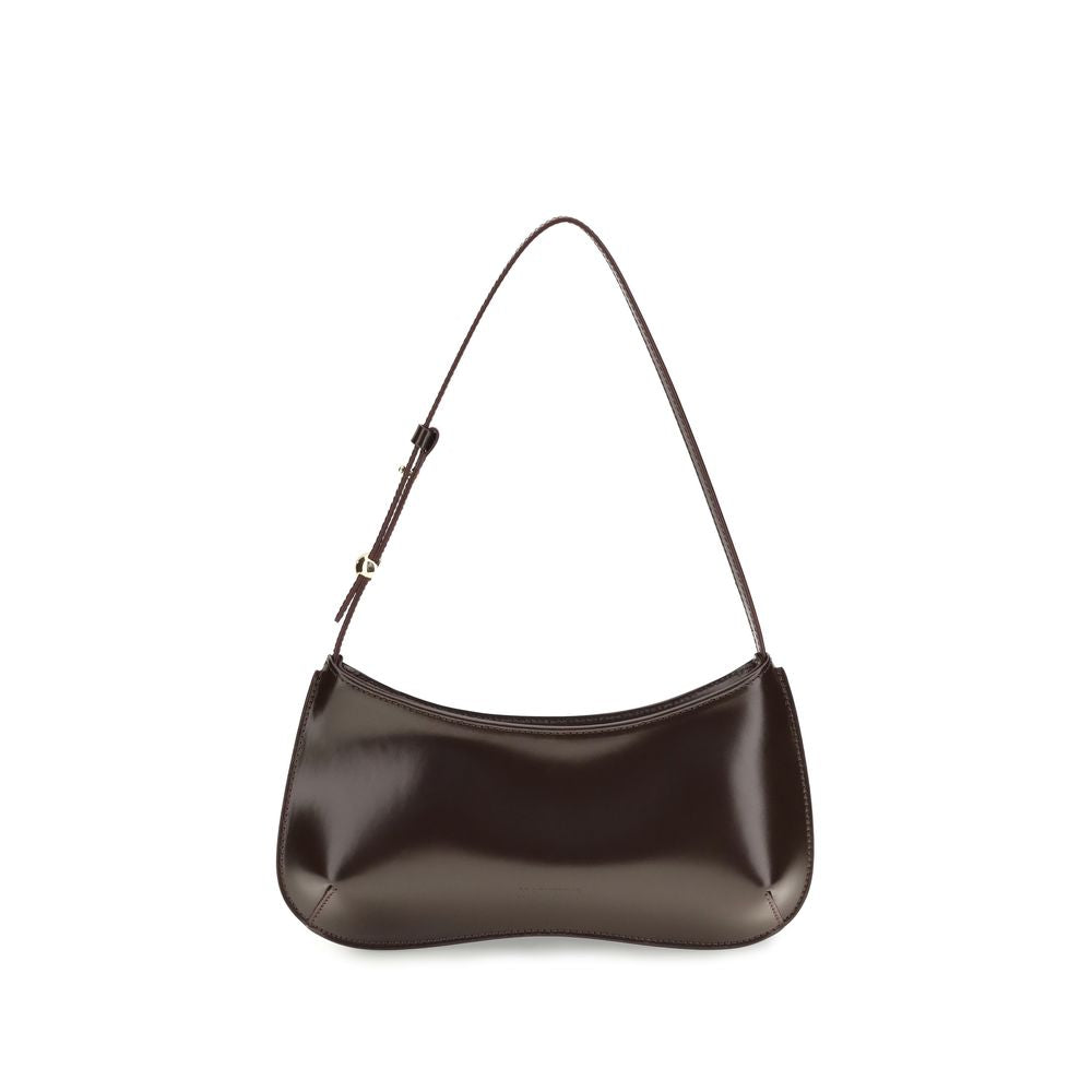 Borsa a spalla Jacquemus in pelle di vitello marrone Bos Taurus