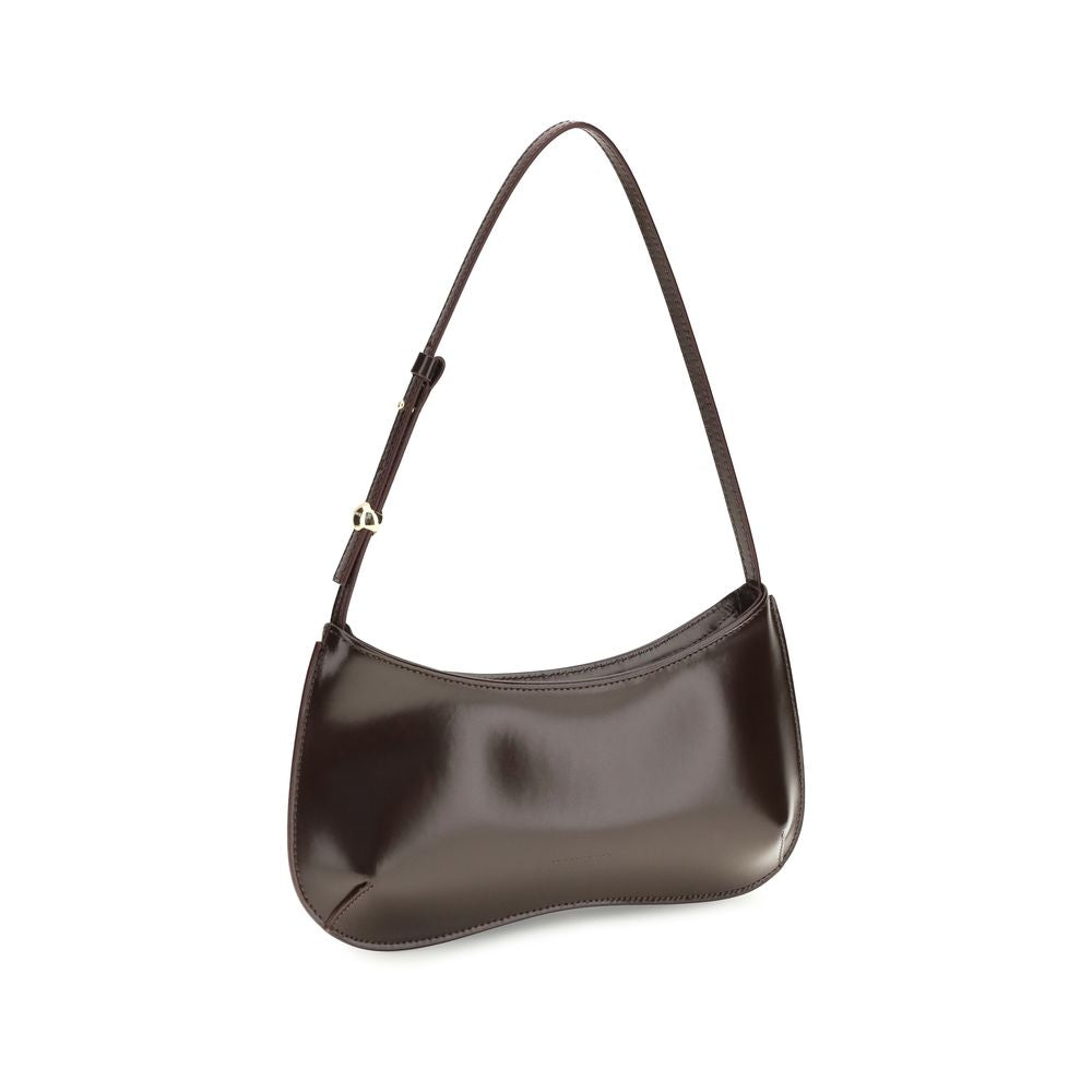 Borsa a spalla Jacquemus in pelle di vitello marrone Bos Taurus