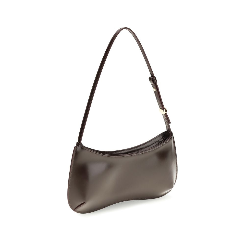 Borsa a spalla Jacquemus in pelle di vitello marrone Bos Taurus