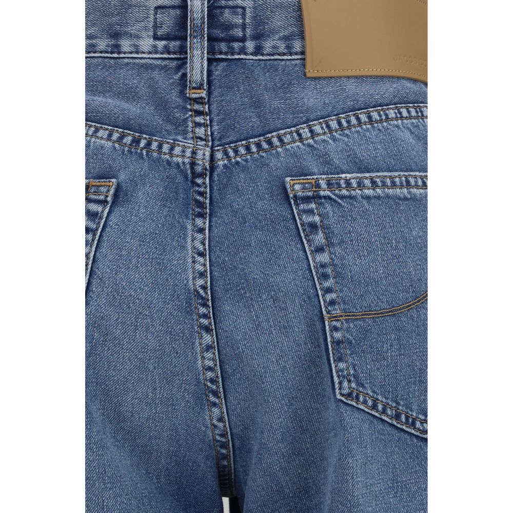 Jean coupe décontractée en coton bleu Jacob Cohen