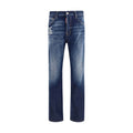 Dsquared² Jean en jean de coton bleu