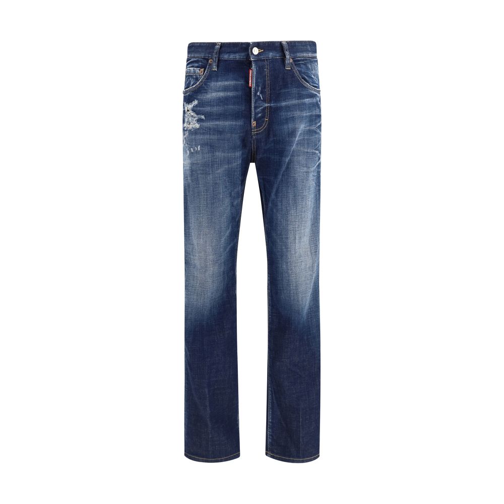 Dsquared² Jean en jean de coton bleu