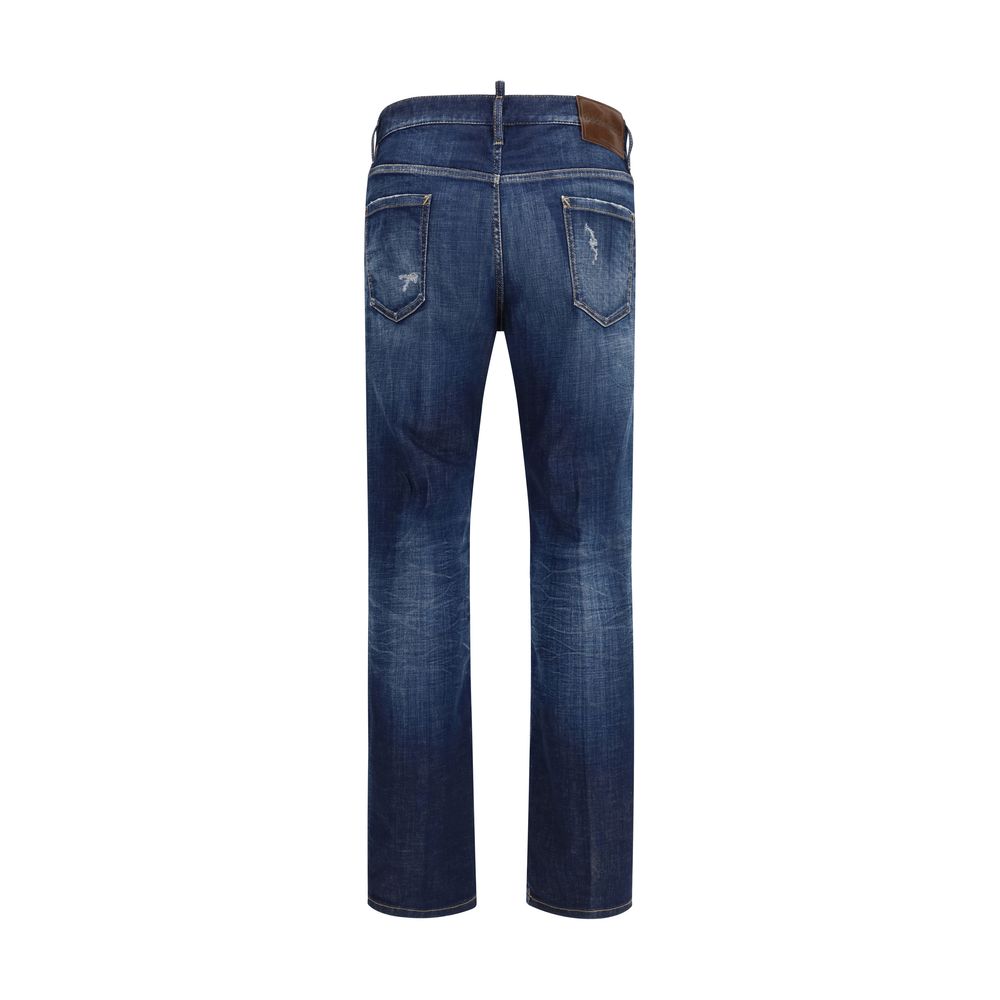 Dsquared² Jean en jean de coton bleu