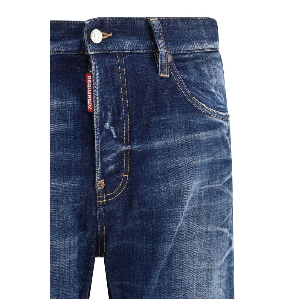 Dsquared² Jean en jean de coton bleu