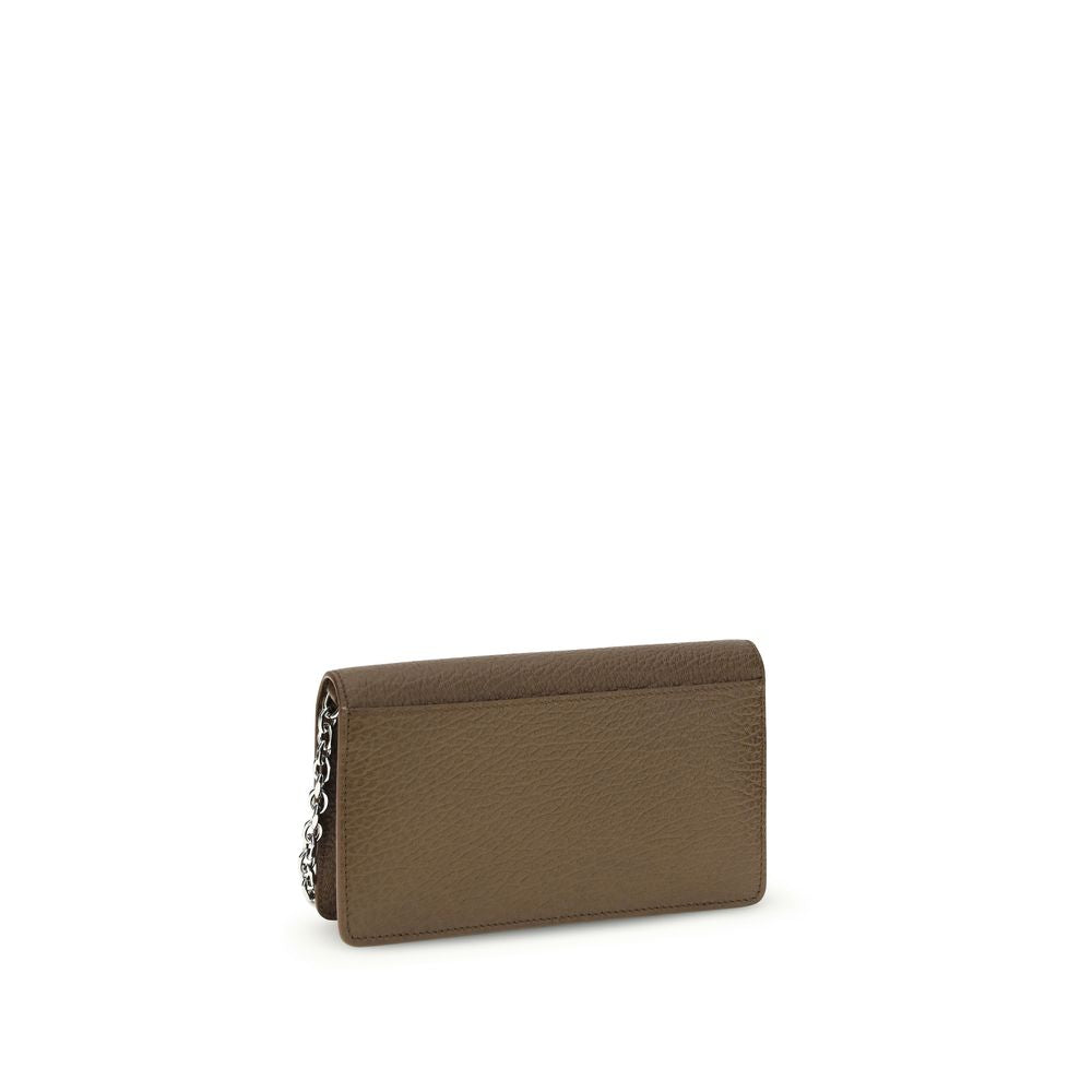 Portefeuille Maison Margiela en cuir de veau marron Bos Taurus