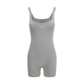 Tuta intera Marine Serre in cotone grigio