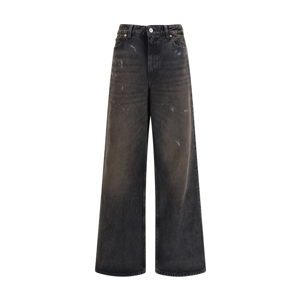 Notre jean noir en coton coupe décontractée Legacy
