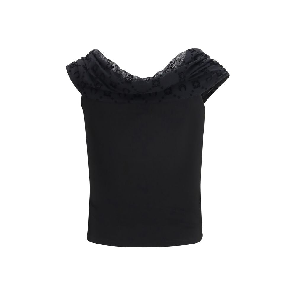 Camicia Marine Serre in Viscosa Nera