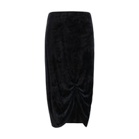 Valentino Garavani Black Viscose Long Skirt
