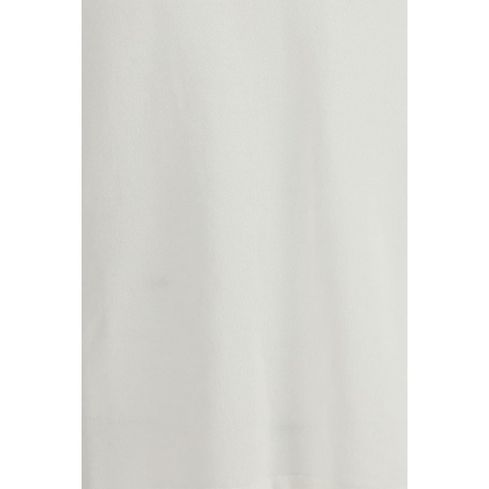 T-shirt en lin blanc Lardini