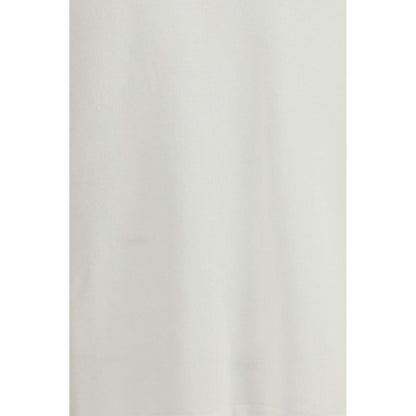 T-shirt en lin blanc Lardini