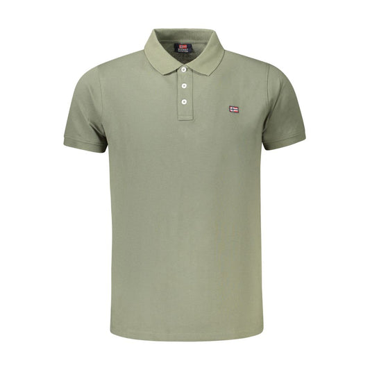 Norway 1963 Verde Cotone Polo da Uomo
