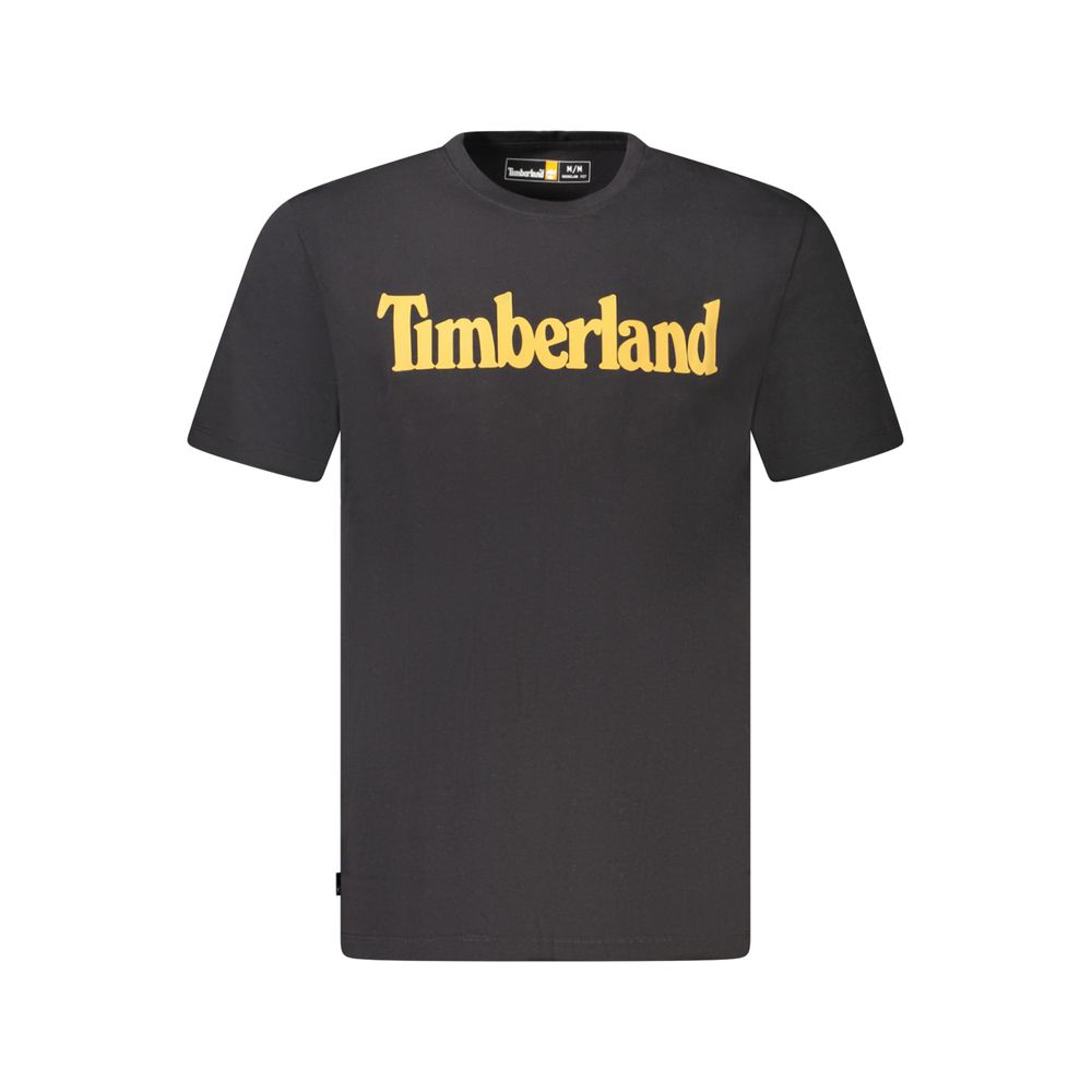 T-Shirt da Uomo Nera in Cotone Biologico Timberland