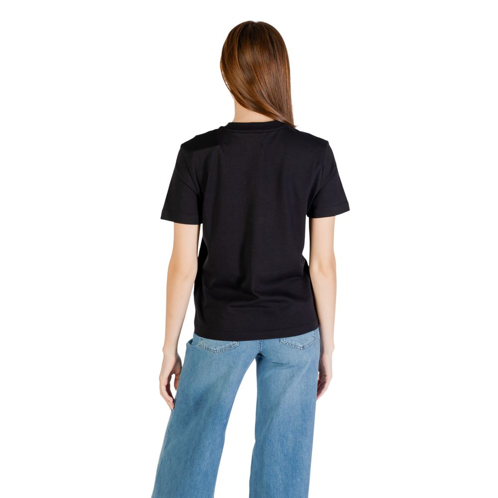 T-shirt en coton noir Calvin Klein Jeans