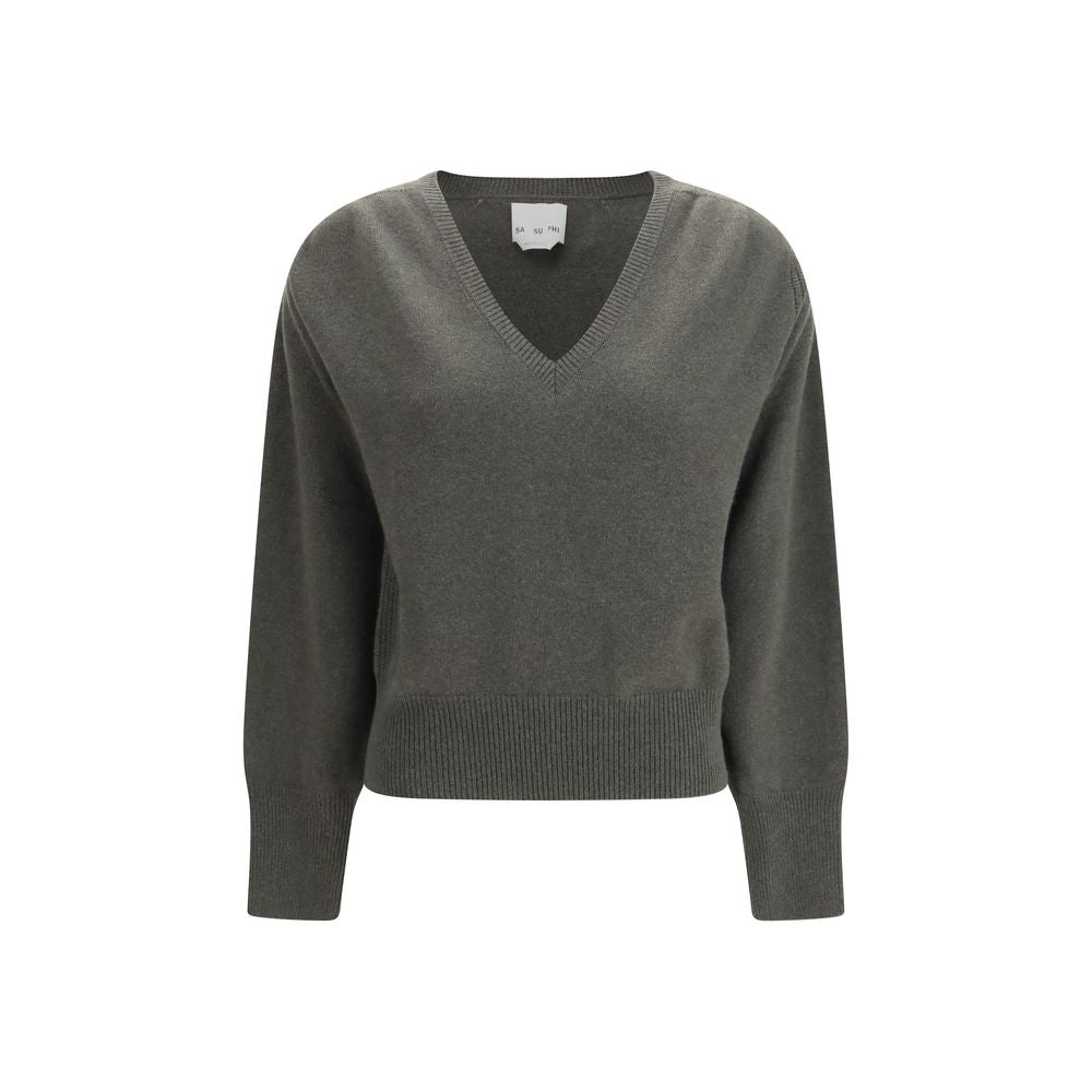 Pull en cachemire bicolore SA SU PHI