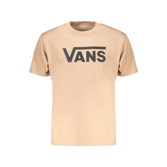 T-shirt da uomo in cotone marrone Vans