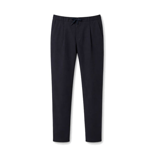 Pantaloni casual Herno in lana vergine blu