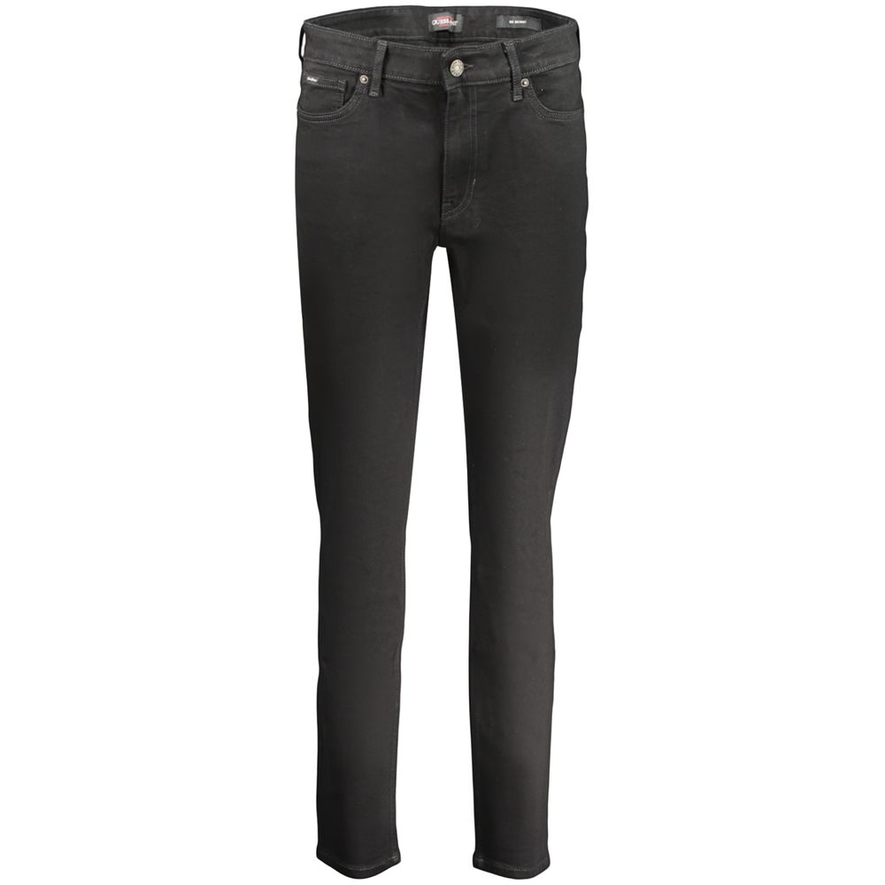 Guess Jeans Nero Jean en coton pour femme
