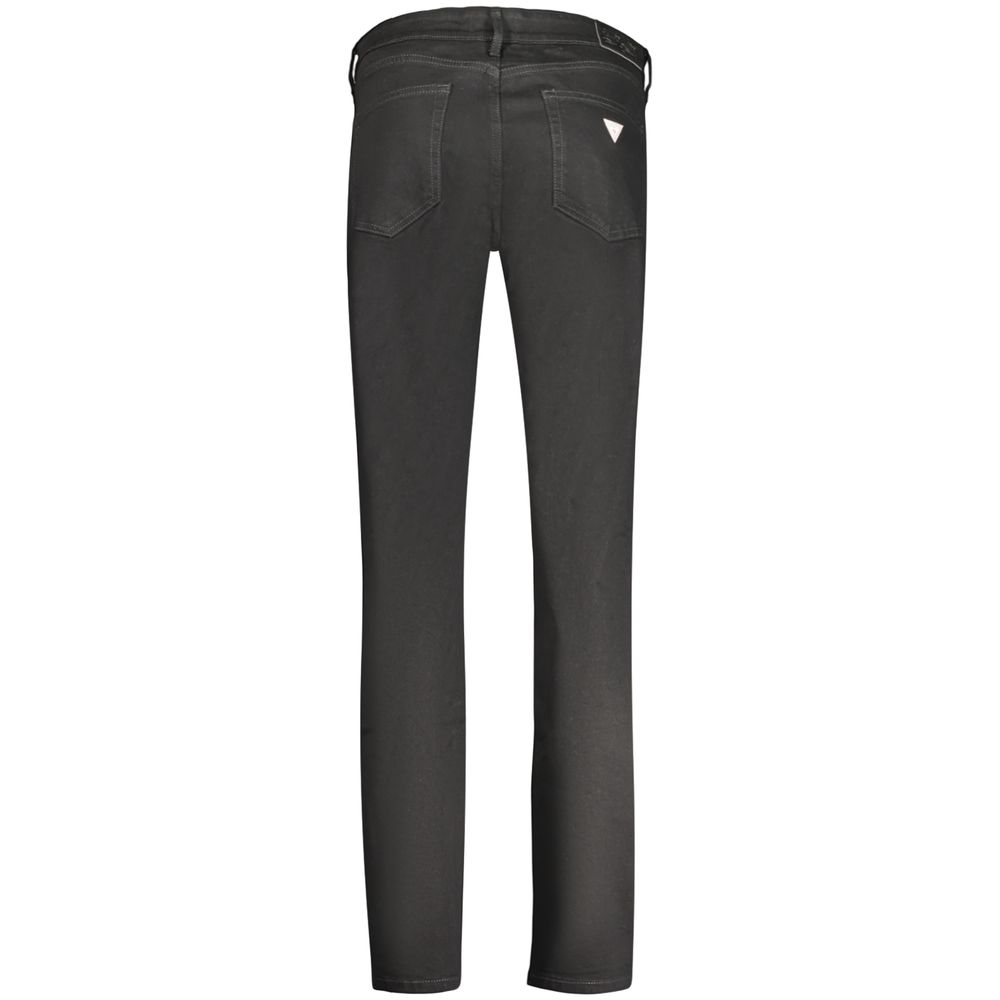 Guess Jeans Nero Jean en coton pour femme