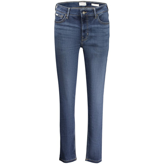 Guess Jeans Blu Lyocell Jeans Skinny da Donna