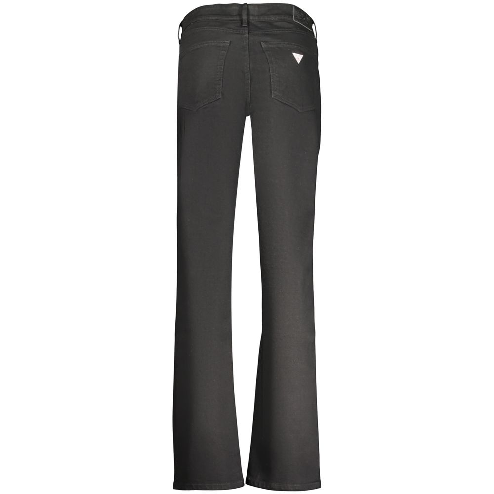Jean Guess noir en coton pour femme