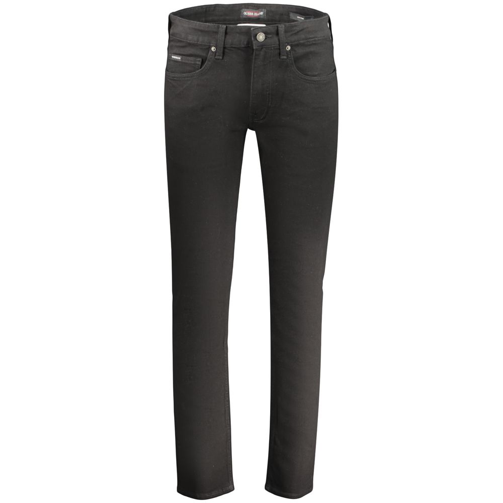 Jean Guess en coton noir pour homme