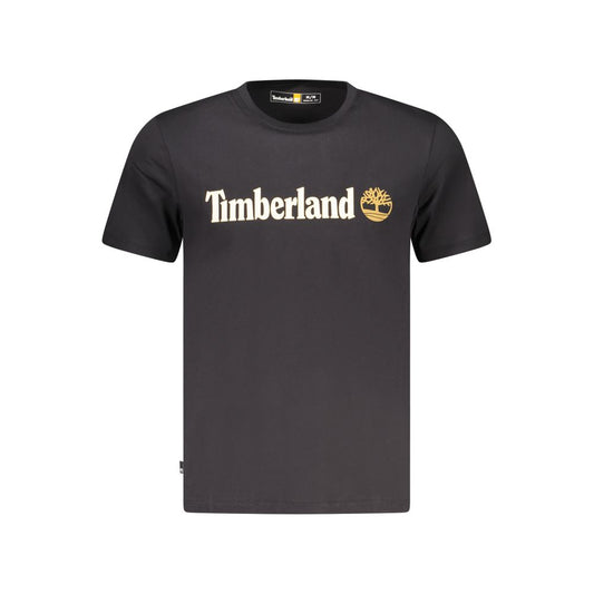 T-shirt da uomo Timberland in cotone nero