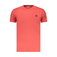 Timberland Red Organic Cotton Men T-Shirt