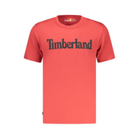Timberland Rosso Cotton Men's T-Shirt