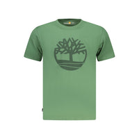 Timberland Verde Cotton Men T-Shirt