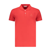 Iceberg Rosso Cotton Mens Polo Shirt