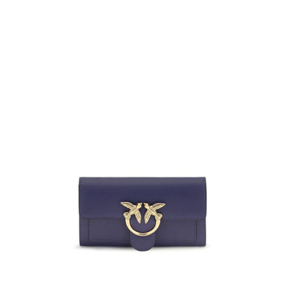 Portefeuille PINKO en cuir de veau bleu Bos Taurus