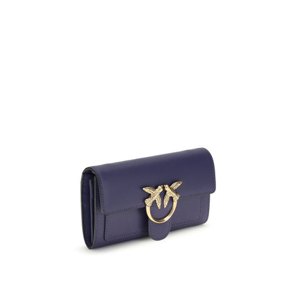 Portefeuille PINKO en cuir de veau bleu Bos Taurus