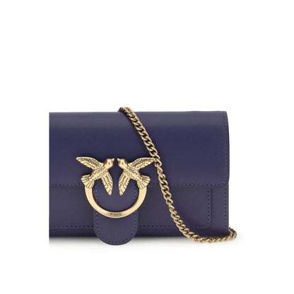 Portefeuille PINKO en cuir de veau bleu Bos Taurus