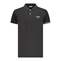 Iceberg Black Cotton Men Polo Shirt