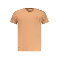 Iceberg Marrone Cotton Men T-Shirt