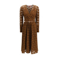 Robe décontractée Max Mara en polyamide marron
