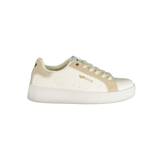 Gas Bianco Poliuretano Scarpa da ginnastica da donna