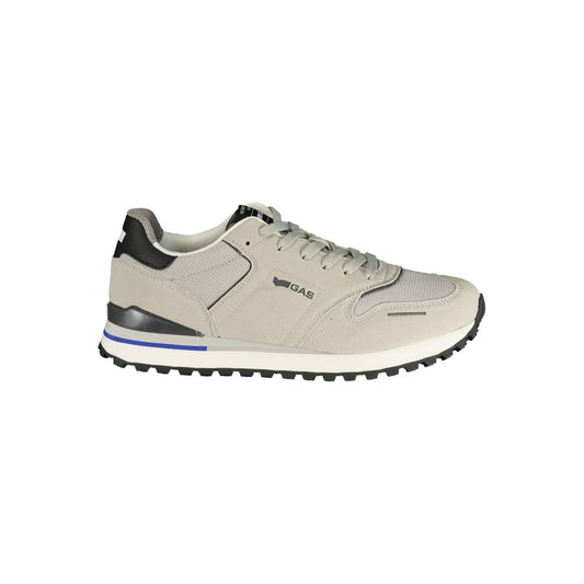 Sneaker da Uomo in Poliuretano Grigio Gas