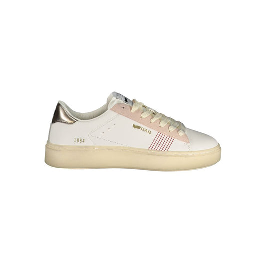 Sneaker da donna in poliuretano bianco Gas