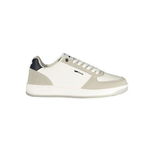 Sneaker Uomo in Poliuretano Gas Bianco