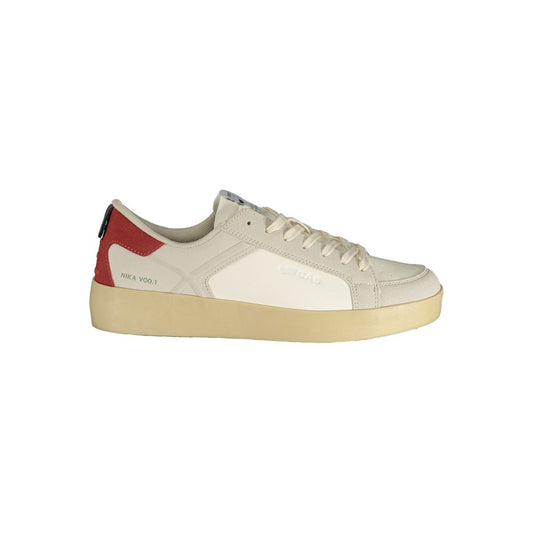 Sneaker da uomo in poliuretano Gas White