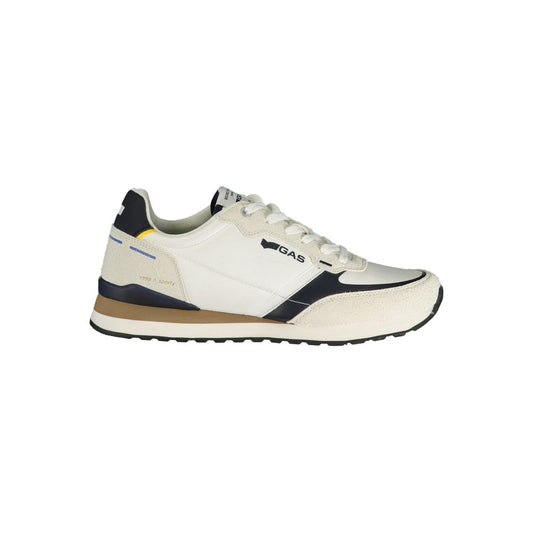 Sneaker da uomo in poliuretano Gas White