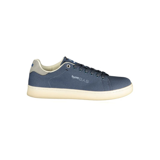 Sneaker da uomo in poliestere blu gas