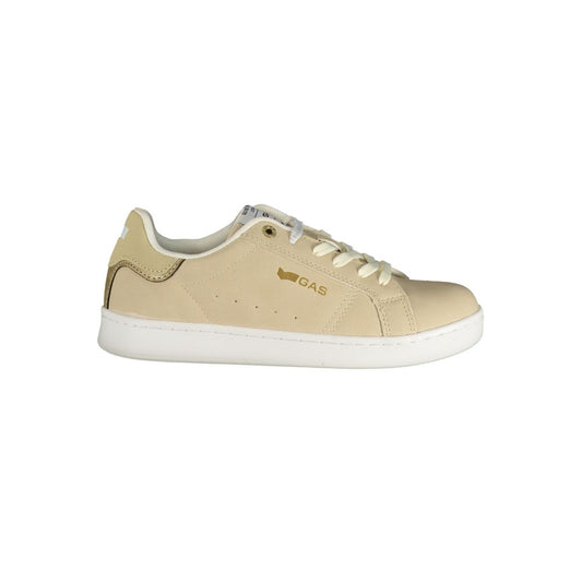 Sneaker da donna in poliestere beige Gas